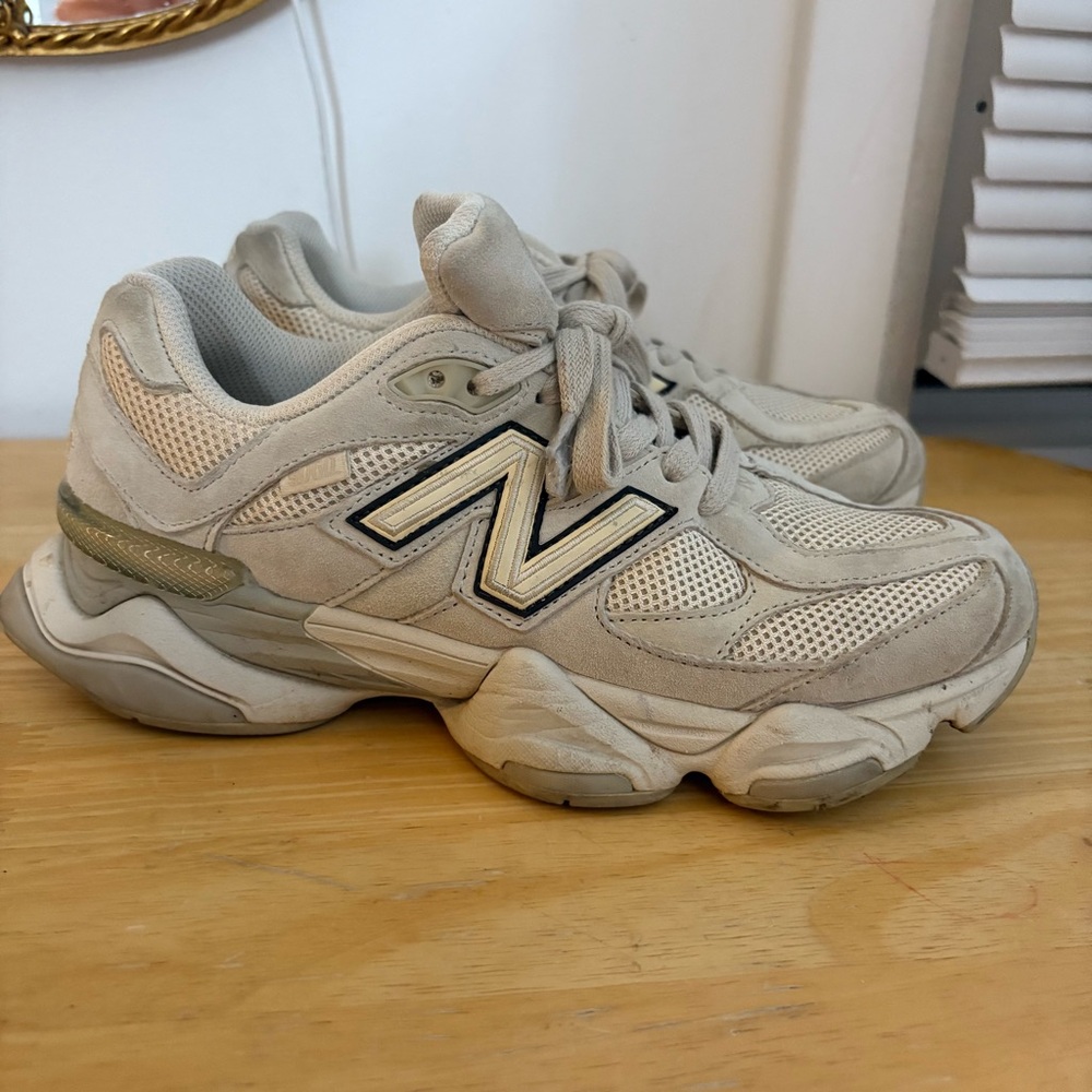 New Balance Cream Sneakers